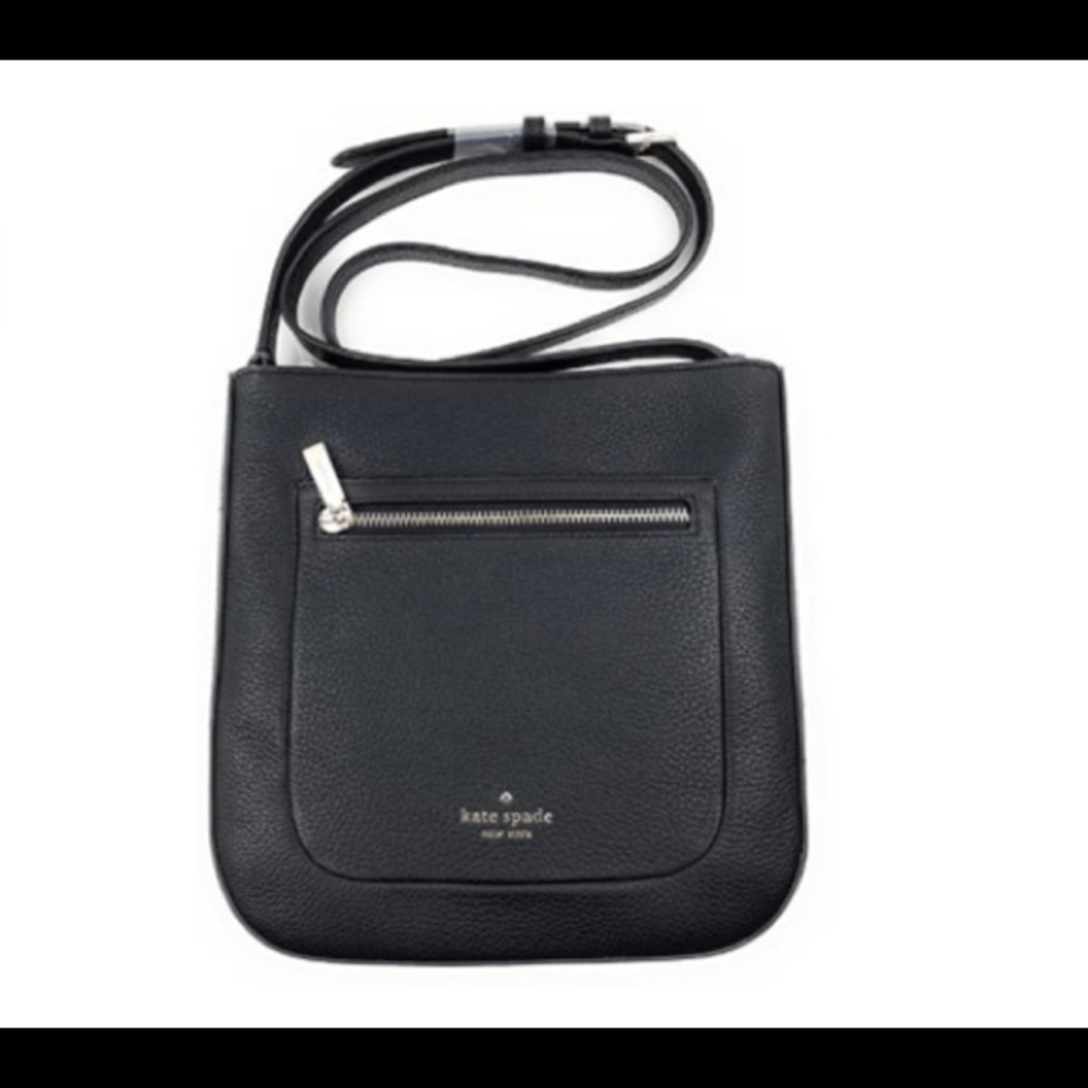 NWOT Kate Spade New York Leila Pebbled Leather Shoulder/Top Zip Crossbody Bag